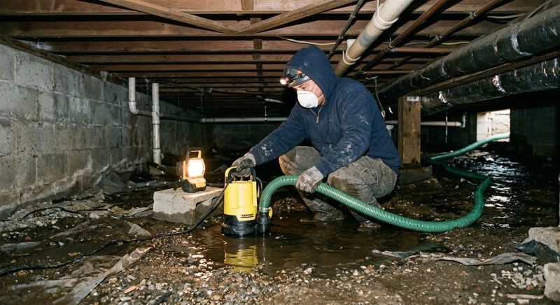 Crawlspace Water Removal in Mesa, AZ