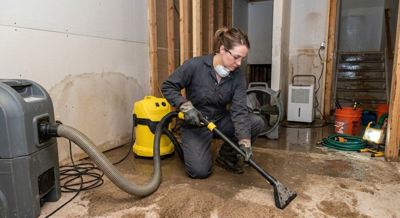 Crawlspace Water Cleanup in Gilbert, AZ