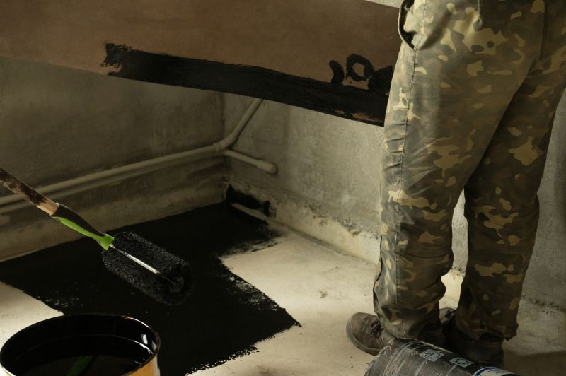 Professional Waterproofing in Progress